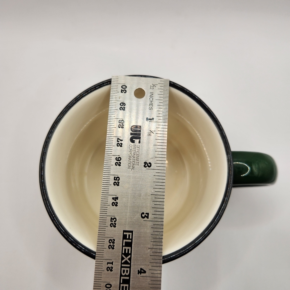Hallmark Green & White Plaid Ceramic Mug - Picture 8 of 8